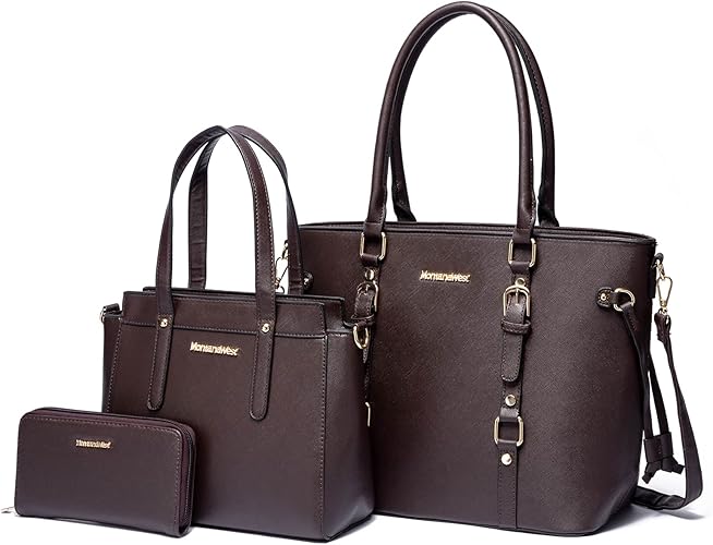 Montana West 3PCS Purses and Handbags for Women Tote Purse and Wallet Set Shoulder Satchel Bag for Women